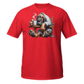 Exhausted Hound Coffee Shirt | Tired Dog in Robe with Mug Tee  Unisex Shirt