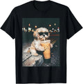 Drinking Iced Coffee Funny Pet Lifestyle Graphic T-Shirt unisex T-Shirt