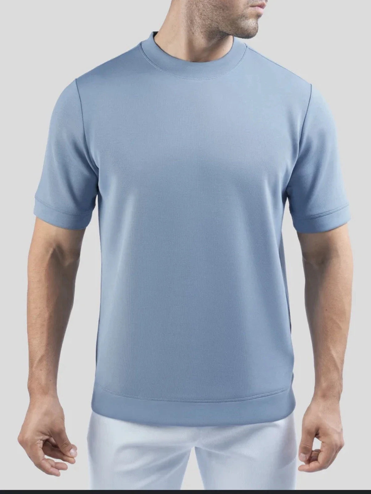 Fioboc Men's Modal Blend SS SlimFit TShirt  High Tec 4 Way Stretch Fabric NWT