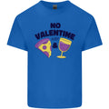 Anti Valentines Day Just Pizza & Wine Mens Cotton T-Shirt Tee Top