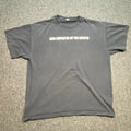 Non-Employee of the Month TShirt Sz L Mens Black Grunge Skater Sarcastic Graphic