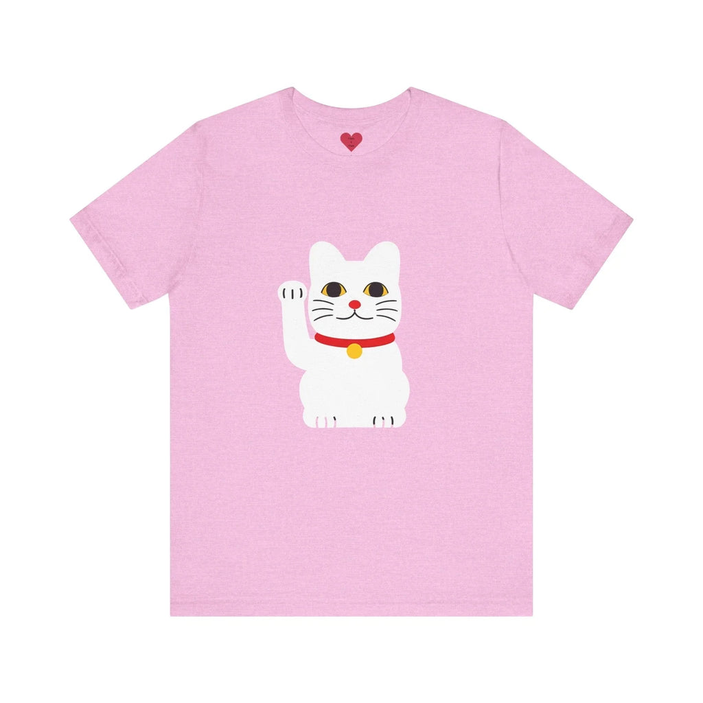 White Asian Cat T-Shirt, Cat Lover T, Funny Cat Tee, Cute Cat Shirt, Kawaii Cat