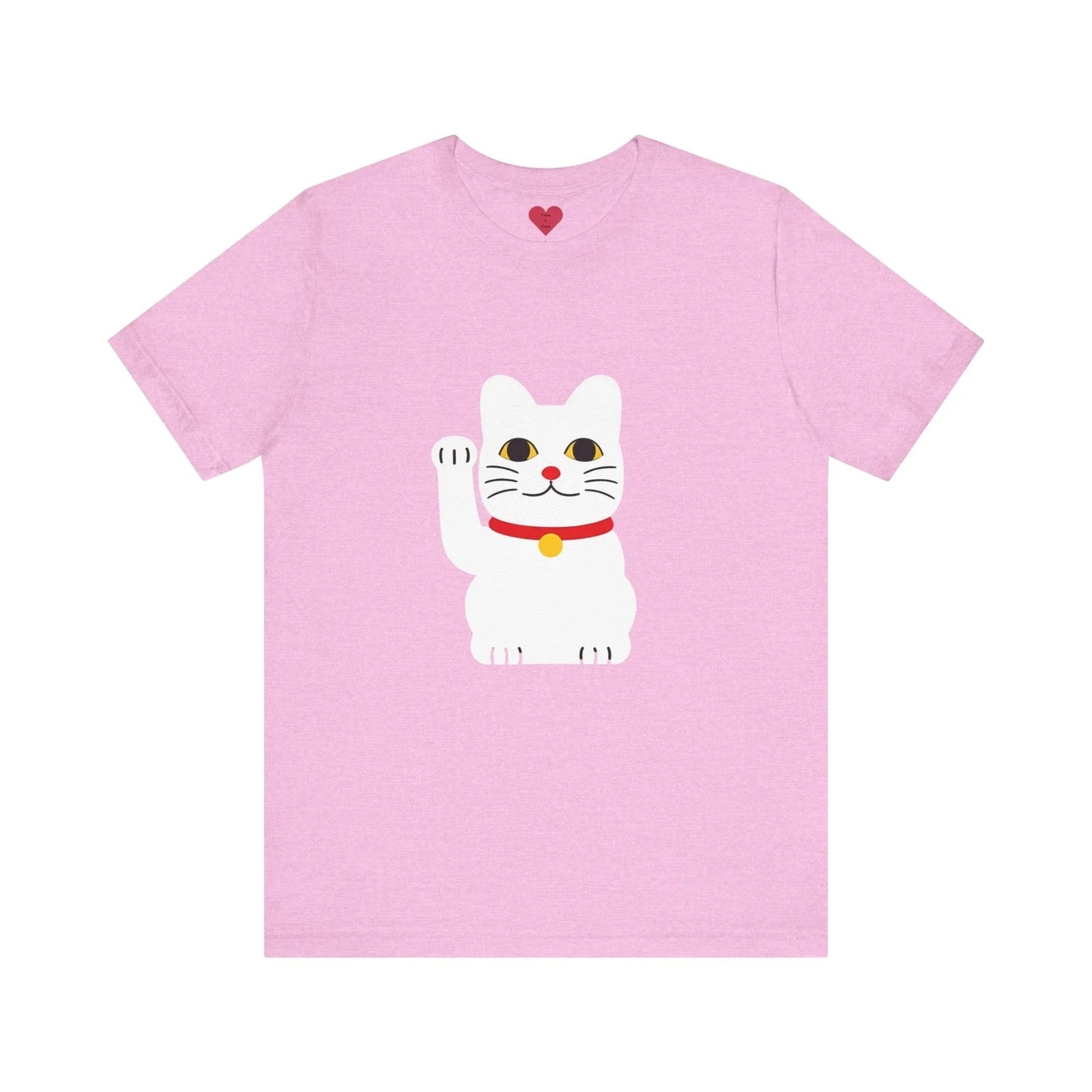 White Asian Cat T-Shirt, Cat Lover T, Funny Cat Tee, Cute Cat Shirt, Kawaii Cat