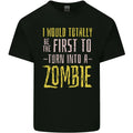 Zombie Apocalypse Funny Halloween Quote Mens Cotton T-Shirt Tee Top