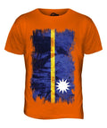 NAURU GRUNGE FLAG MENS T SHIRT TEE SHIRT XS S M L XL 2XL 3XL 4XL 5XL