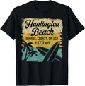 Suffing Huntington Beach Surf City Vintage Novelty T-Shirt