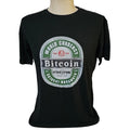 NWOT Bitcoin Beer Label Design T-Shirt