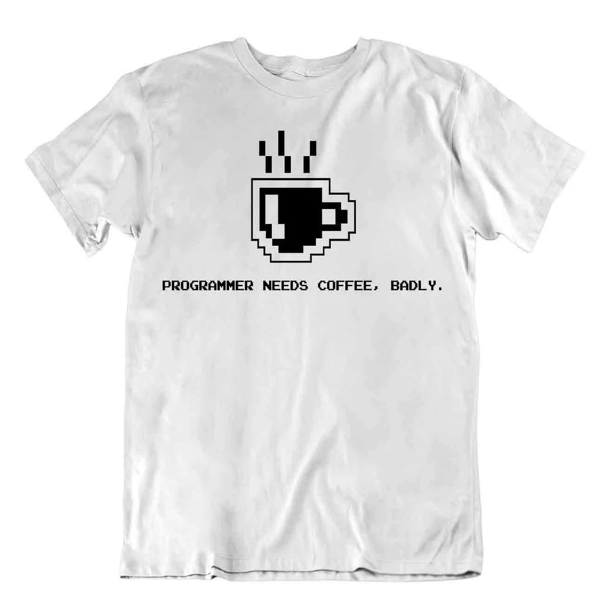 Programmer Nees Coffee T-Shirt Novelty Science Tee Cute Event Shirt