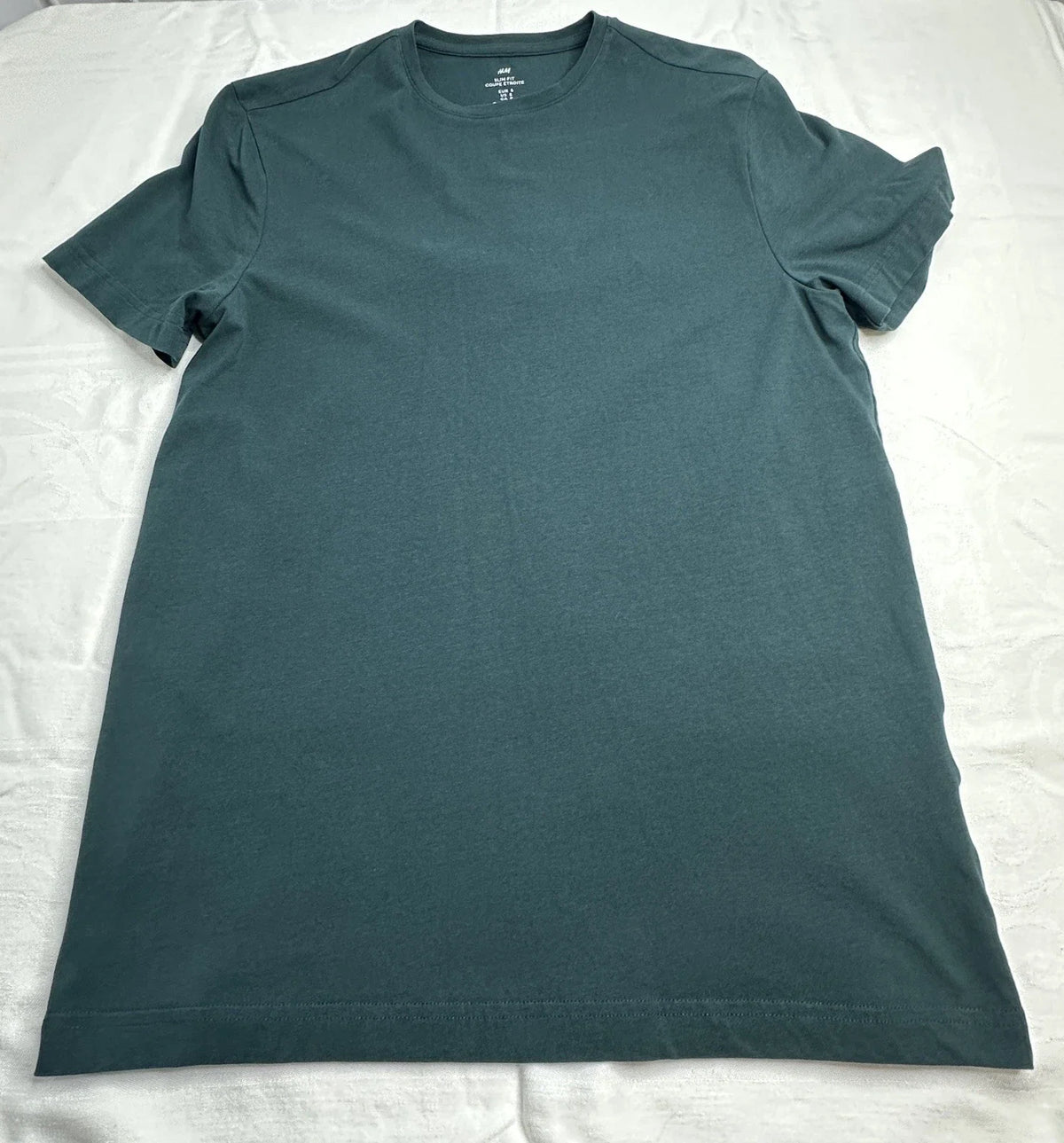 H&M Slim Fit T Shirt Men’s Size Small Emerald  Green