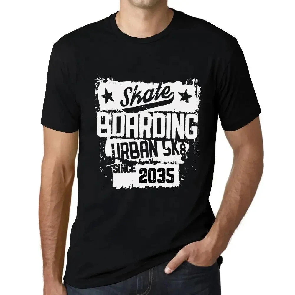 Men's Graphic T-Shirt Urban Skateboard Since 2035 Eco-Friendly Limited Edition