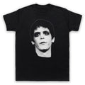 LOU REED FACE VELVET ROCK UNOFFICIAL UNDERGROUND ROCK MENS & WOMENS T-SHIRT