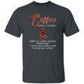 Eeffoc definition Unisex shirt gift funny coffee lover tee black dark heather