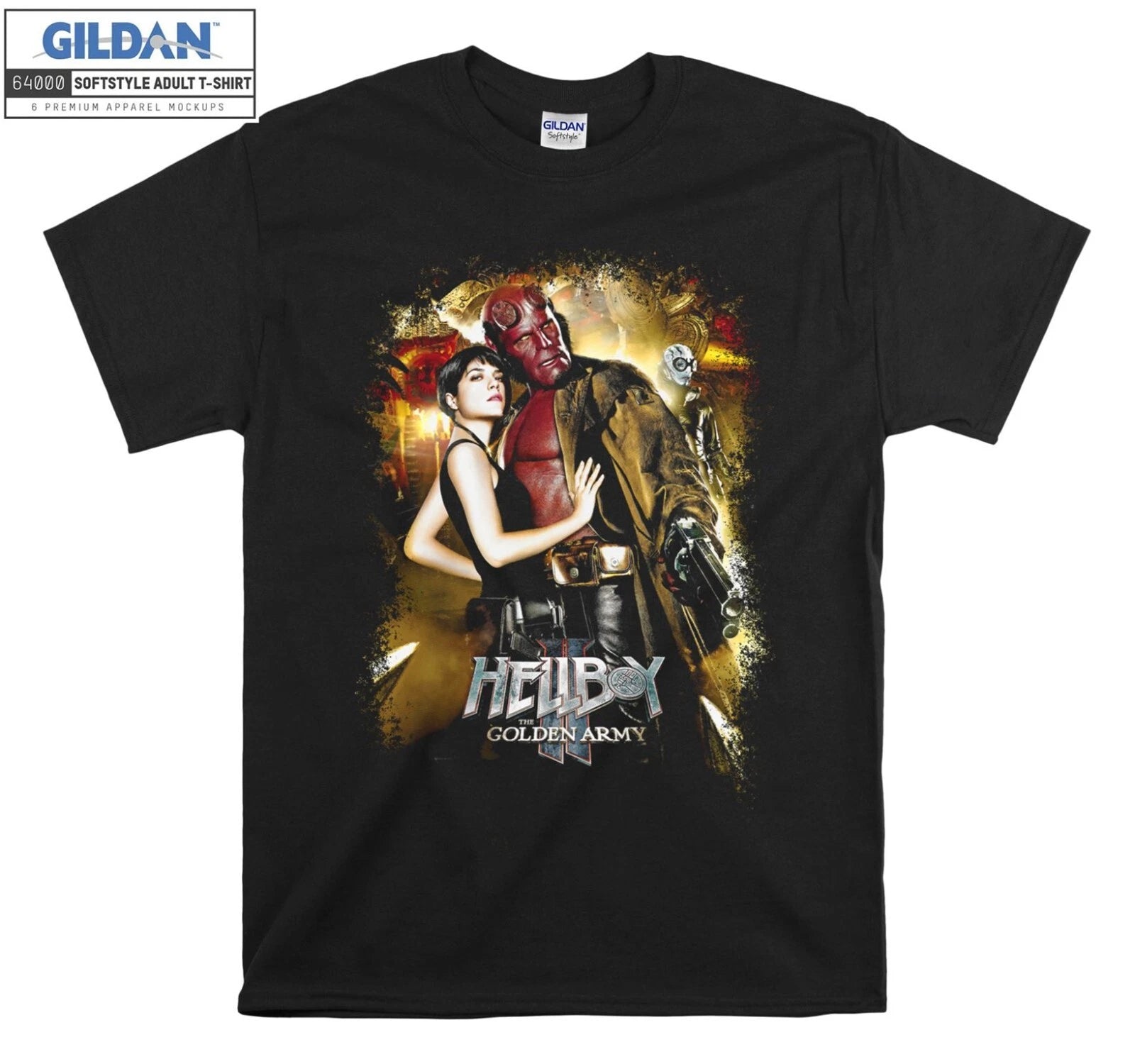 Hellboy Golden Army Movie T-shirt Gift Hoodie Tshirt Men Women Unisex F530