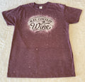 “May Contain Wine” T-Shirt Large Purple