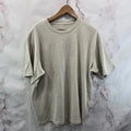 Everlane T Shirt Mens Medium Oatmeal Short Sleeve Crew Organic Cotton Premium