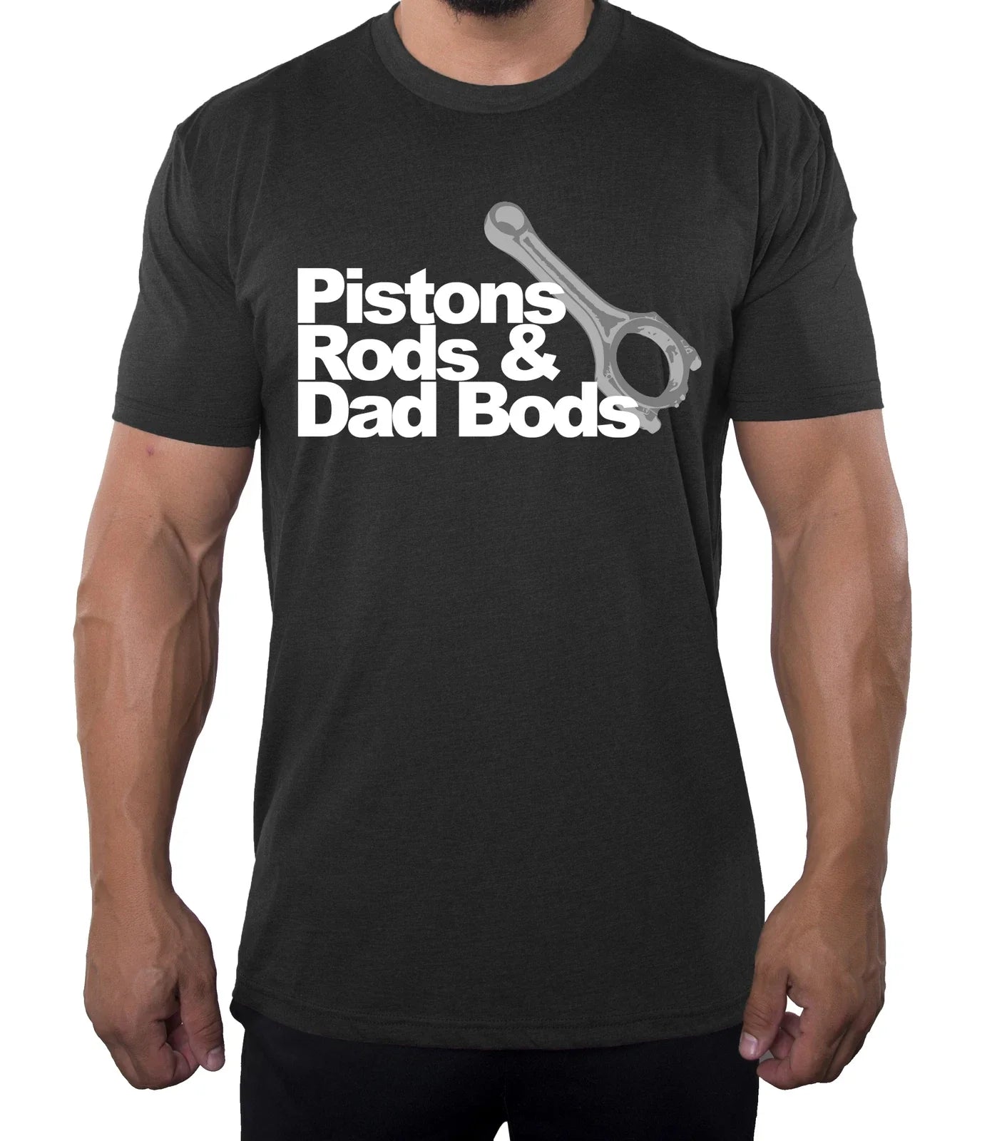 Piston Rods & Dad Bods Simple Illustration  Shirts, Best Cool Shirts for Dad!