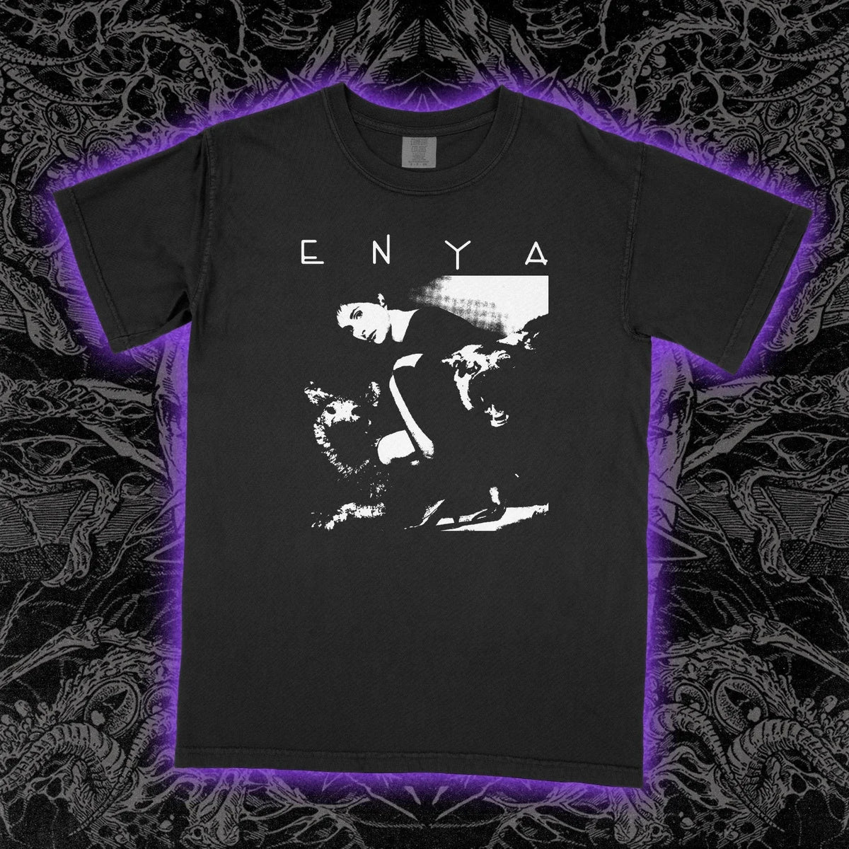Enya T-Shirt Vintage Celtic New Age Singer Graphic Tee Orinoco Flow Unisex Soft