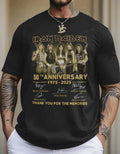 iron maiden 50th anniversary vintage rock music shirt 1975 2025 men t-shirt