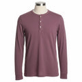 UNTUCKit Henley Shirt Yannik Men Medium M Burgundy Maroon Button Casual Top