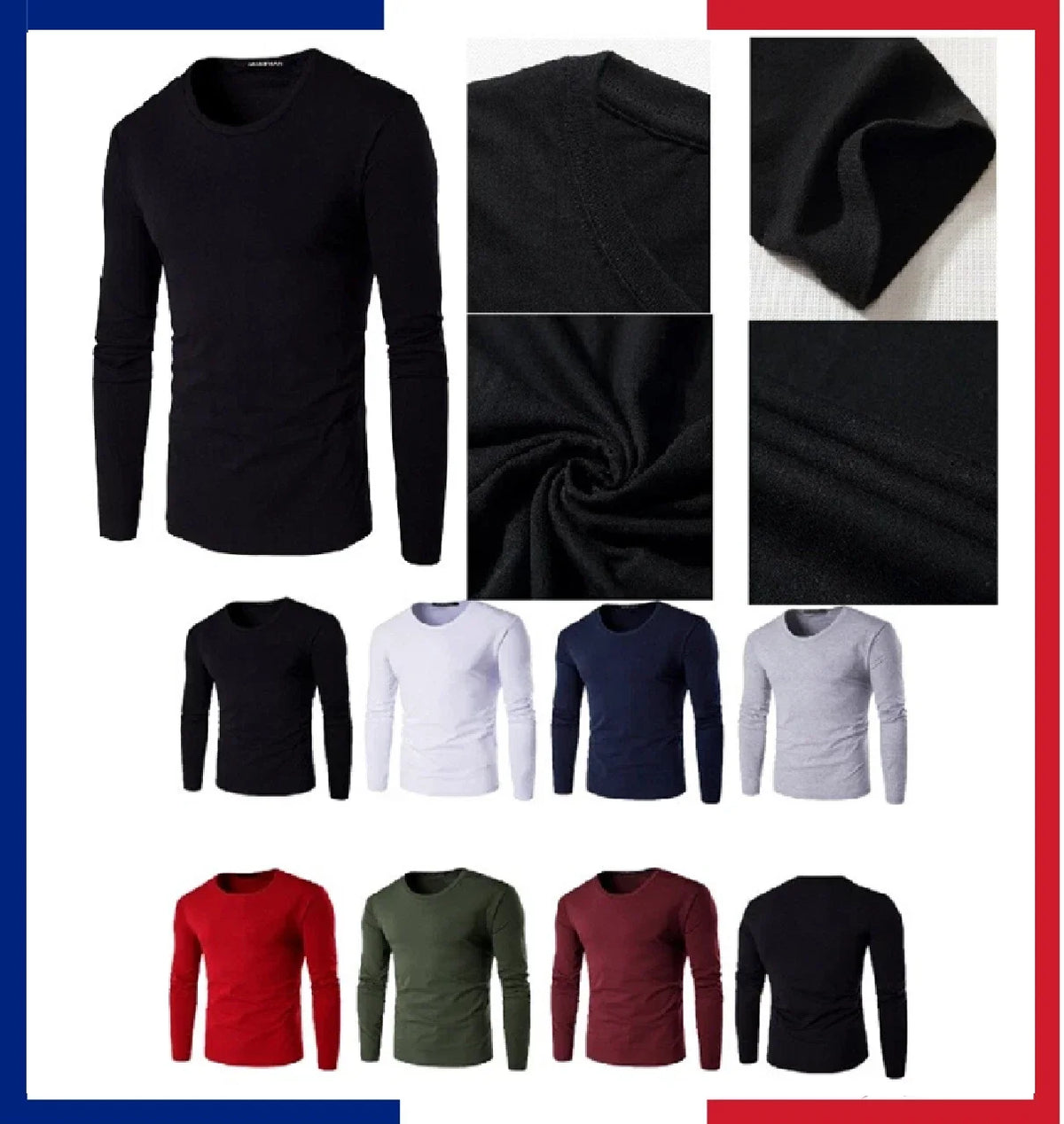 Men's Plain Blank Premium heavy Cotton T-shirt Basic Tee Long Sleeve New AU