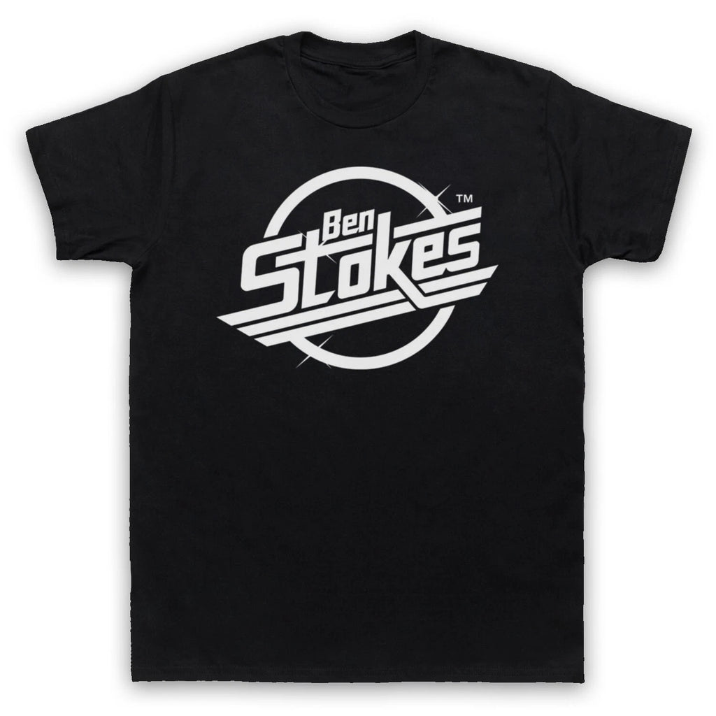 BEN STOKES ROCK BAND PARODY THE STROKES LOGO CRICKET MENS & WOMENS T-SHIRT
