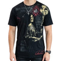 ARCHAIC by AFFLICTION Black LULLABY Short Sleeve Slim Fit Y2K Mens T-shirt NWT