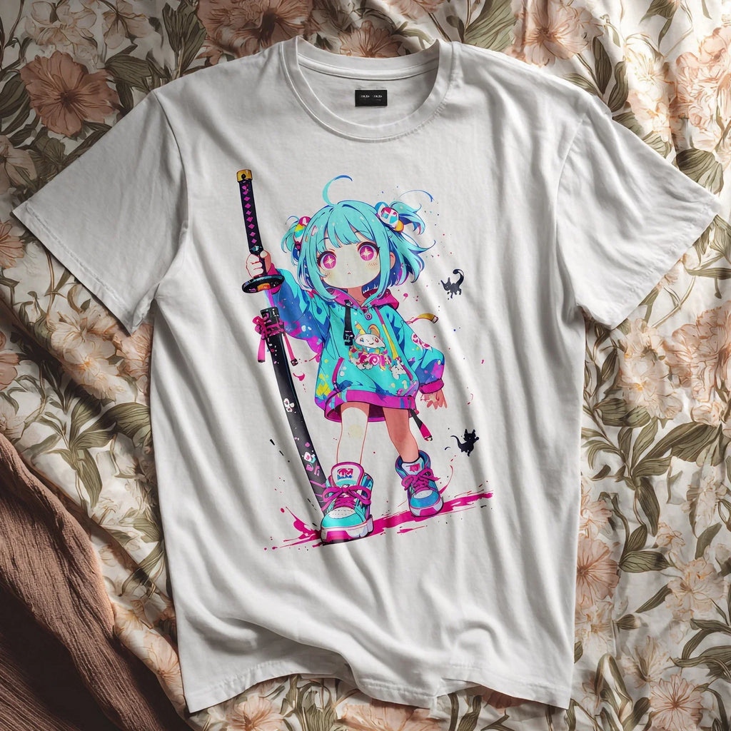 Chibi Girl Cute Kawaii 005 Anime/Manga  Adult / Childrens t shirts/t-shir cotton