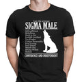 Average Sigma Male Funny Meme Joke Gift Vintage Mens T-Shirts Tee Top #D6