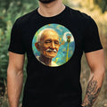 Mens Mahatma Gandhi Dandelion Print Cotton T-Shirt Size XS to 5XL
