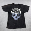 Vintage Linkin Park T-Shirt Men M Black Skull Graphic Rock Band Tee Faded Grunge