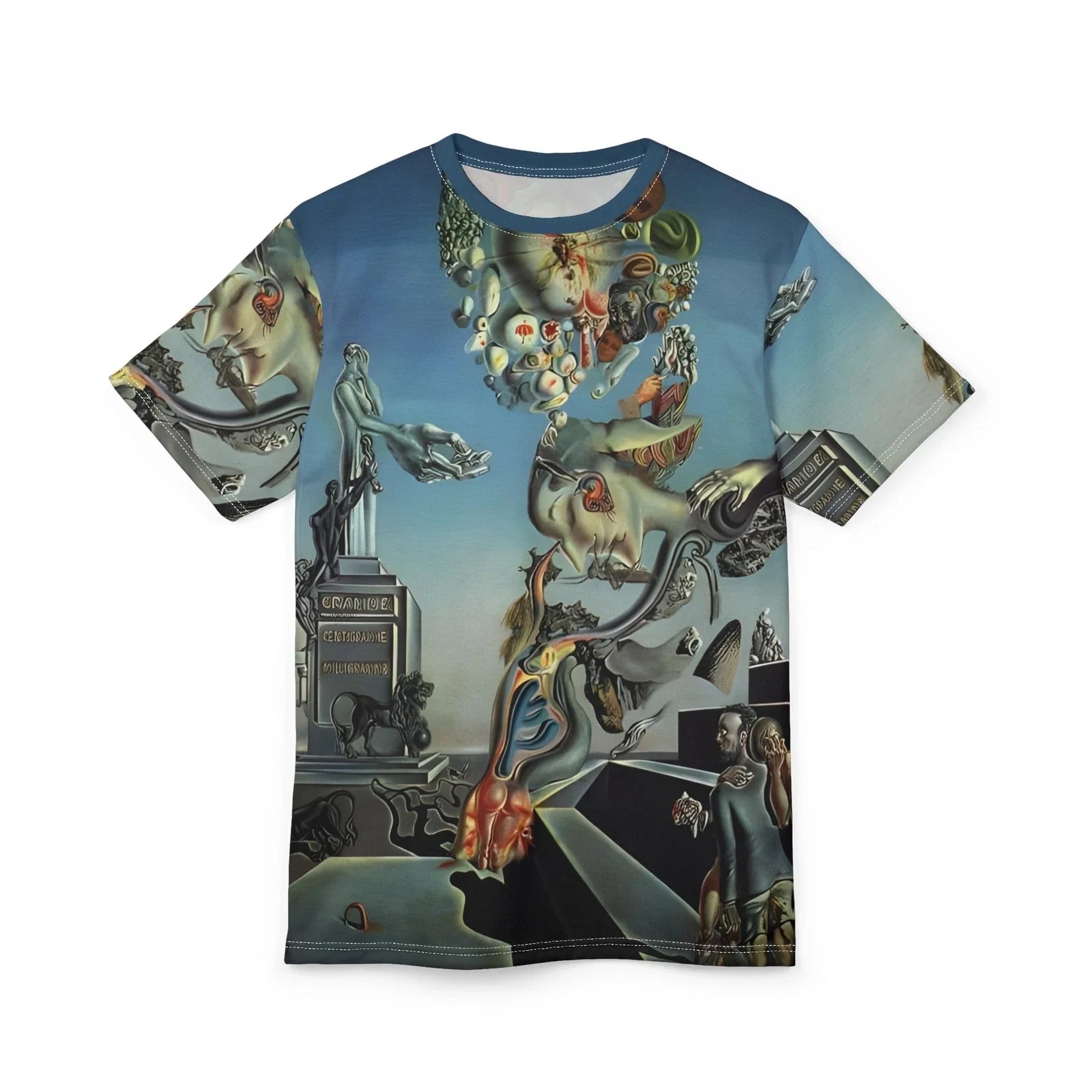 Salvador Dali The Lugubrious Game Surrealism Art Tee Unique Graphic T-Shirt Gift