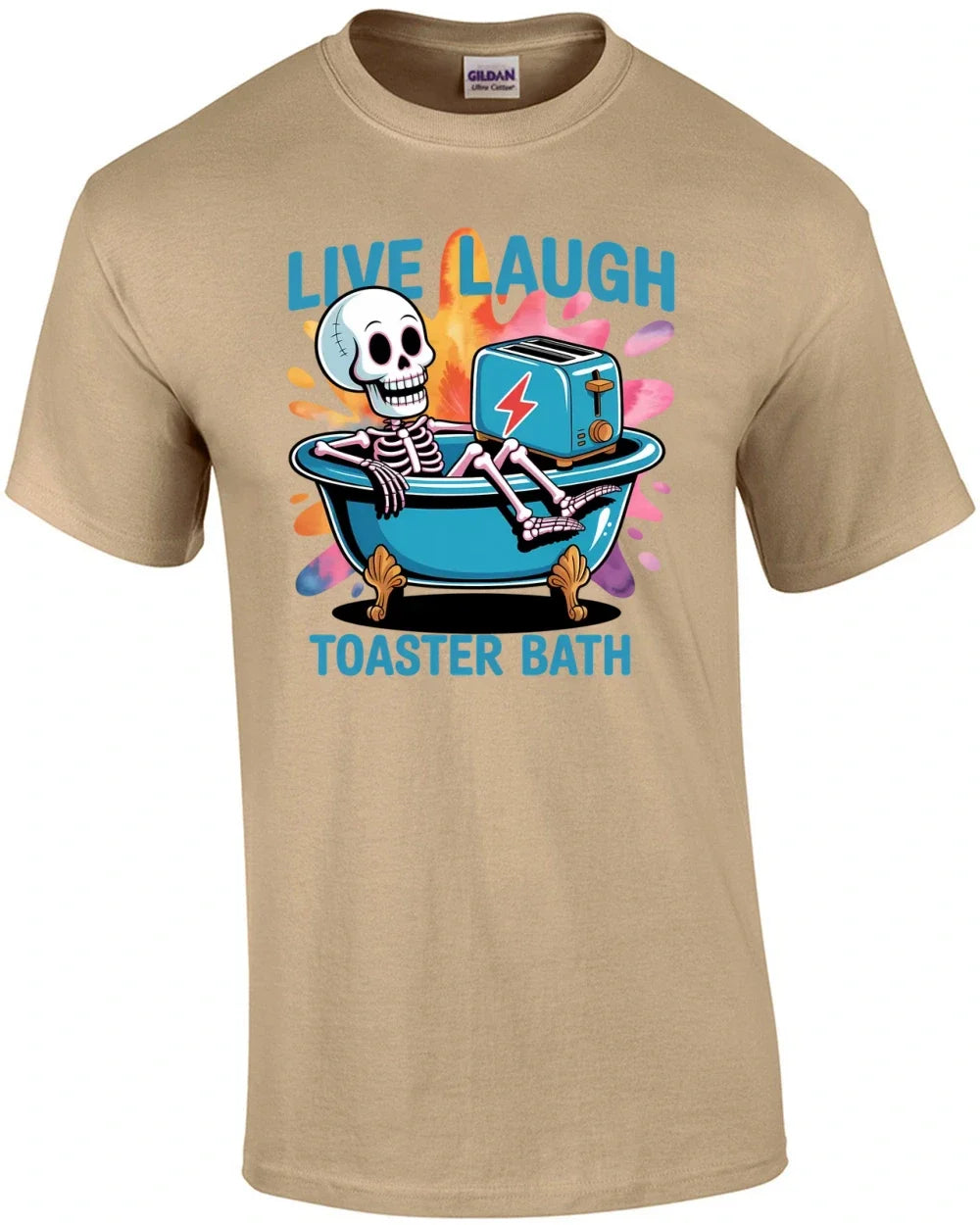 Live Laugh Toaster Bath T-Shirt