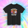 Knock Knock Who's There Not My Dad Funny Dad Joke T-Shirt Humor Graphic Tee