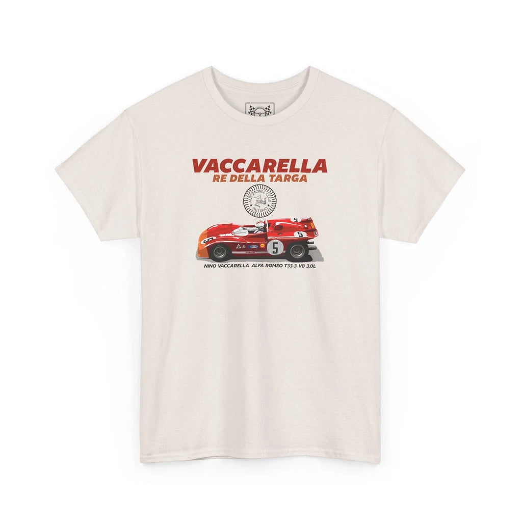 Nino Vaccarella T-Shirt - Targa Florio Palermo Auto Club Tee - Alfa Fans Gift