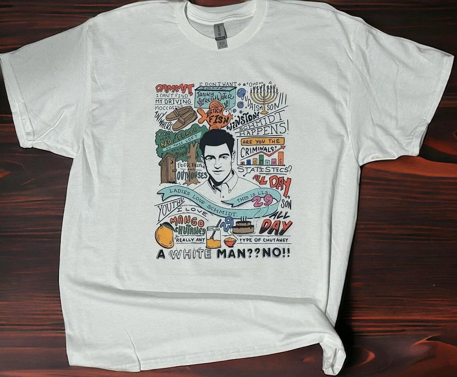 Schmidt Quotes New Girl TV Show Parody Unisex  T-shirt