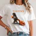 Team Punch Monkey Meme T-Shirt Viral Japanese Macaque Animal Hustle Gift Tee Top