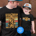 The Dadalorian This is The Way Father's Day T-Shirt The Child Son Dad Birthday