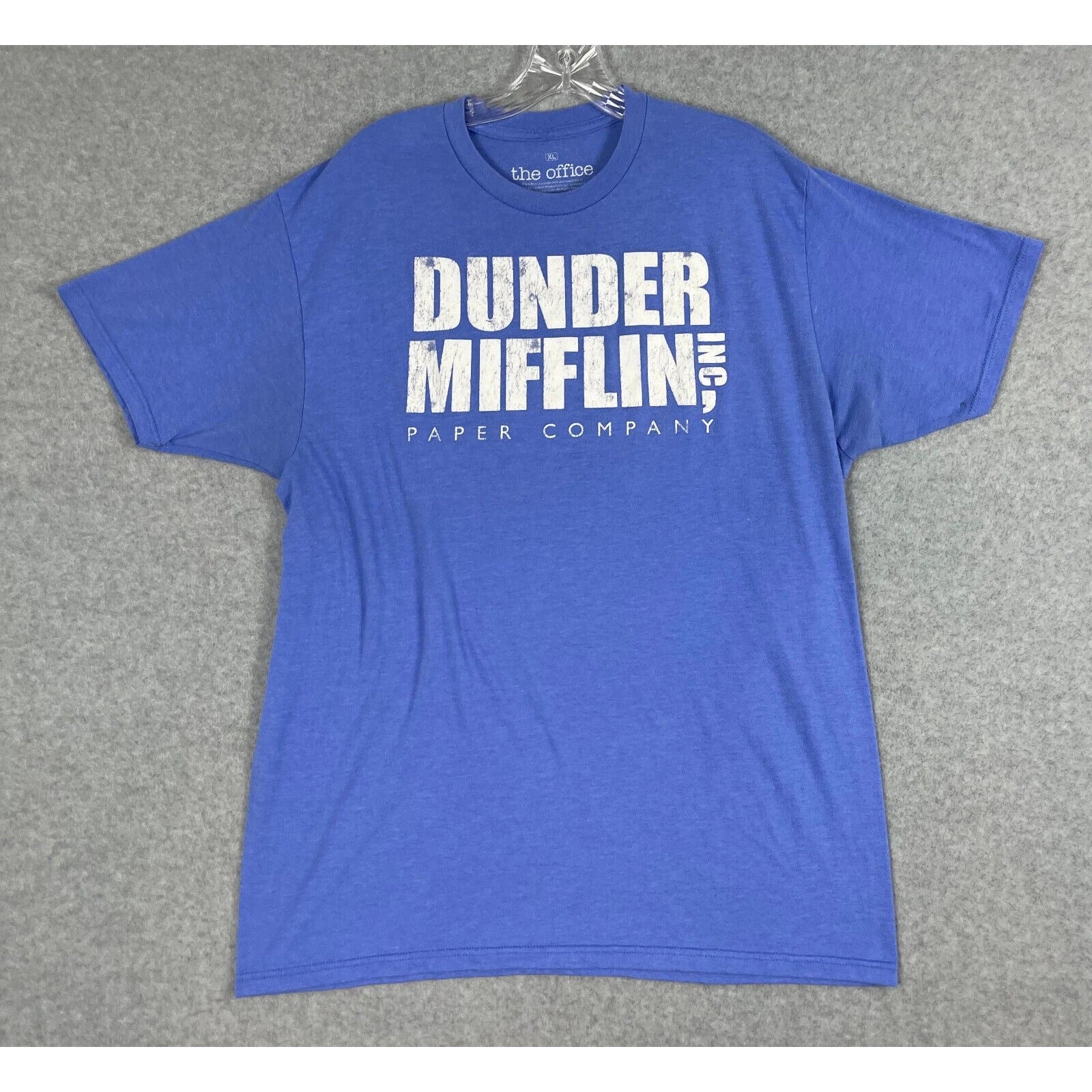 The Office Dunder Mifflin T Shirt Size XL Blue Funny TV Show