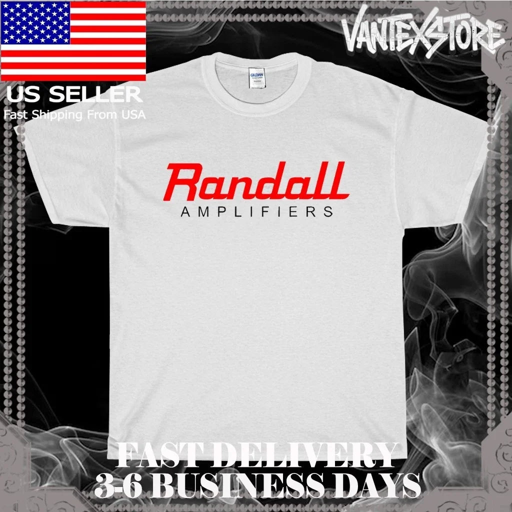NEW SHIRT RANDALL AMPLIFIERS LOGO MEN'S T-SHIRT FUNNY AMERICAN USA SIZE S-5XL
