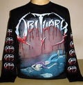 Obituary Slowly We Rot Long Sleeve T-Shirt Size S M L XL 2XL 3XL Metal Band New