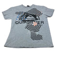 Vintage Quiksilver T-shirt Mens Large Y2K Gray Hip Hop Punk Rock Skater Indie