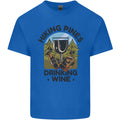 Hiking Pines Drinking Wine Funny Alcohol Mens Light Cotton T-Shirt