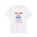 Un café croissant tee | French coffee graphic T-Shirt