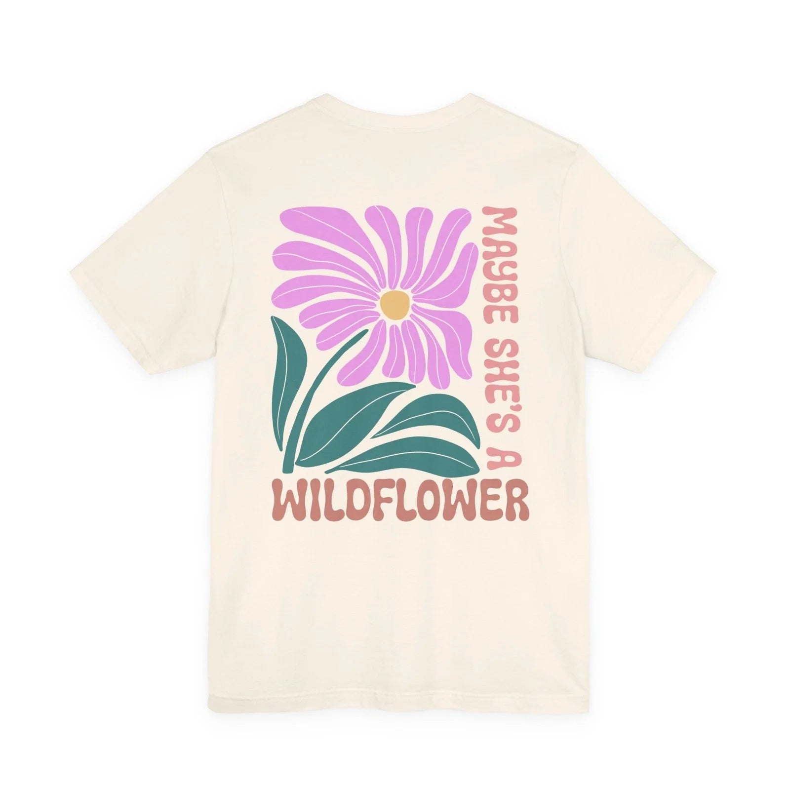 Vielleicht ist sie ein Wildblume T-Shirt – Boho Blumen Shirt für Freigeister