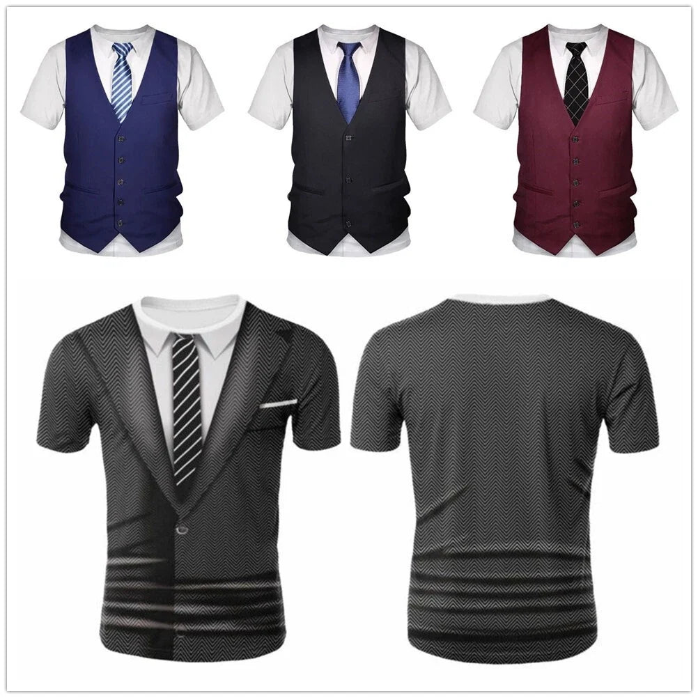 Mens T-Shirt Short Sleeve Summer Shirt Stand Collar Cotton Casual Basic Tops