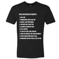 Rules For Dating My Daughter Mens T shirt Funny Boyfriend joke Gift for Dad Mom