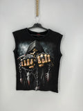 Spiral T Shirt Gothic Dark Black Unisex GAME OVER SIZE M