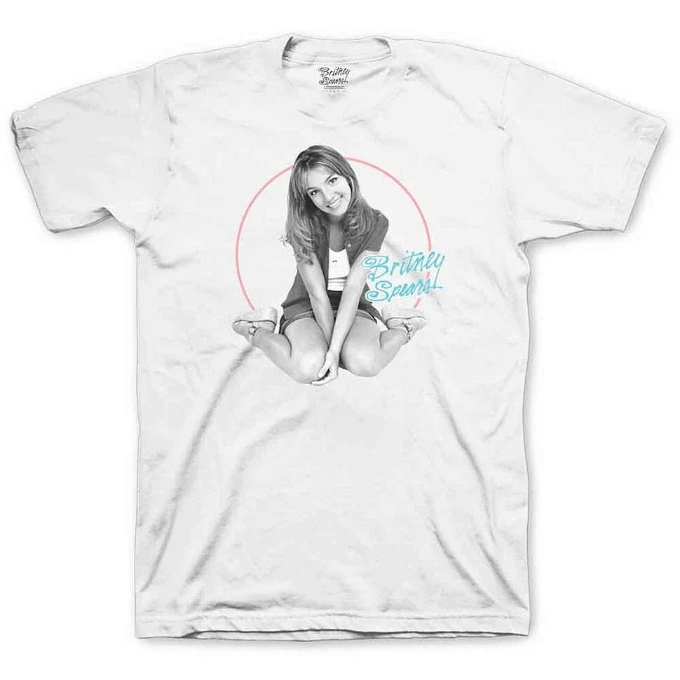 Britney Spears - Classic Circle T-Shirt White