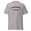Taycan Electric Dual Motor Digital Luxury Euro Sedan Graphic T-Shirt Gift
