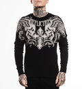 Affliction Men's Long Sleeve Shirt Winged Up